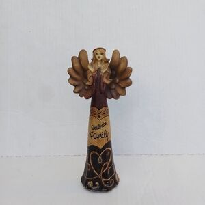 Cherish Family” Woodland By Carson Embrace Life Angel Figurine Resin 7.75”‎